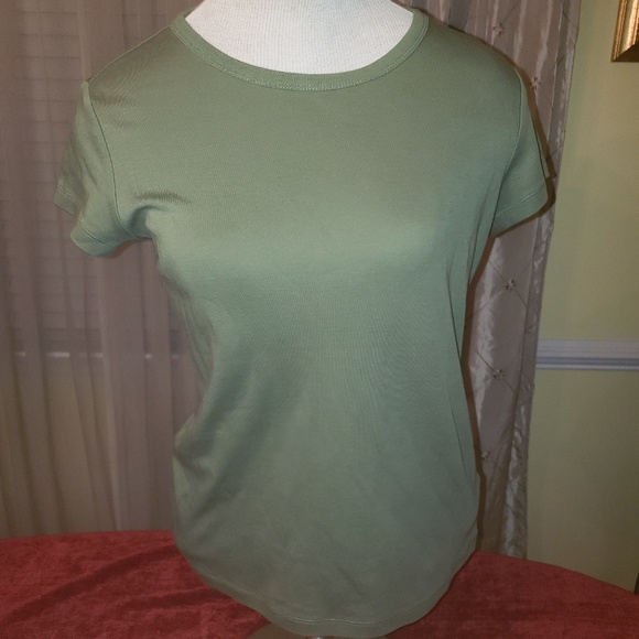 Banana Republic Tops - Banana Republic Army Green Shirt